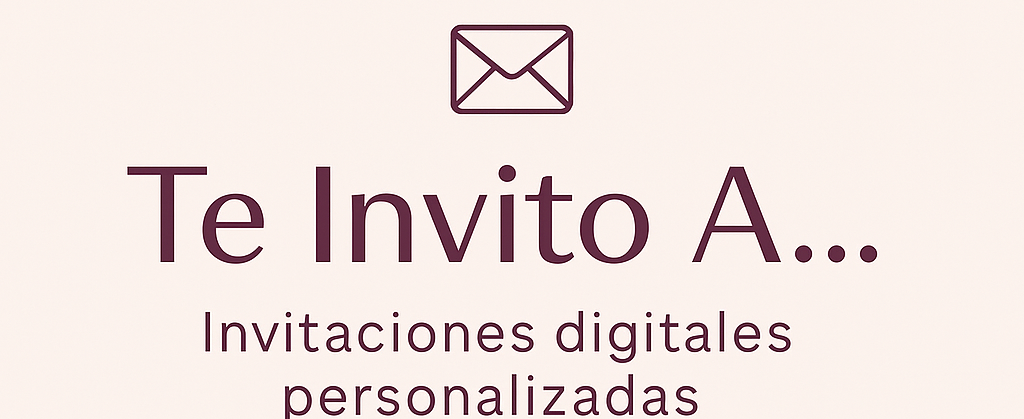 Sitio web de Te Invito a